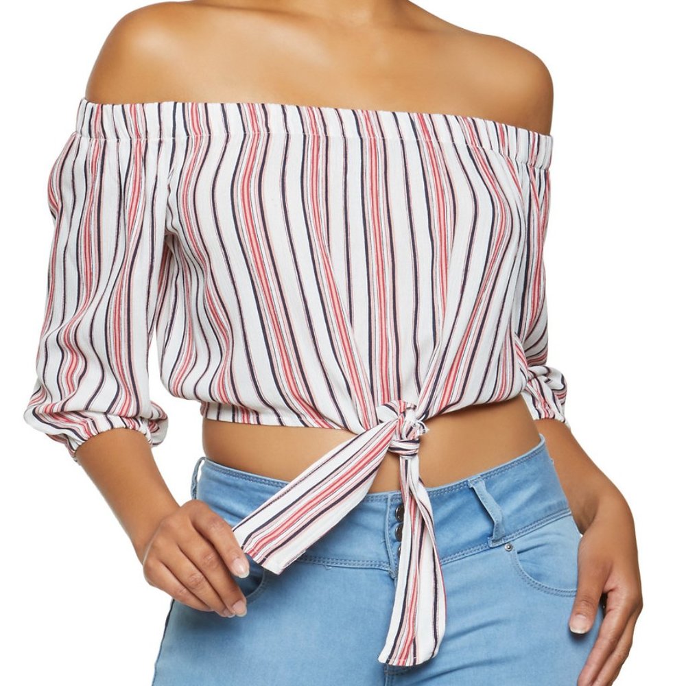 OFF THE SHOULDER TOP